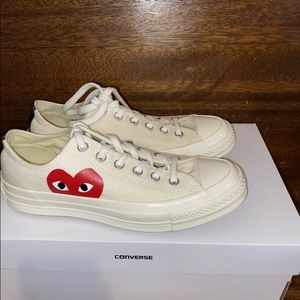 Converse Comme does Garçons runners size 8 ladies